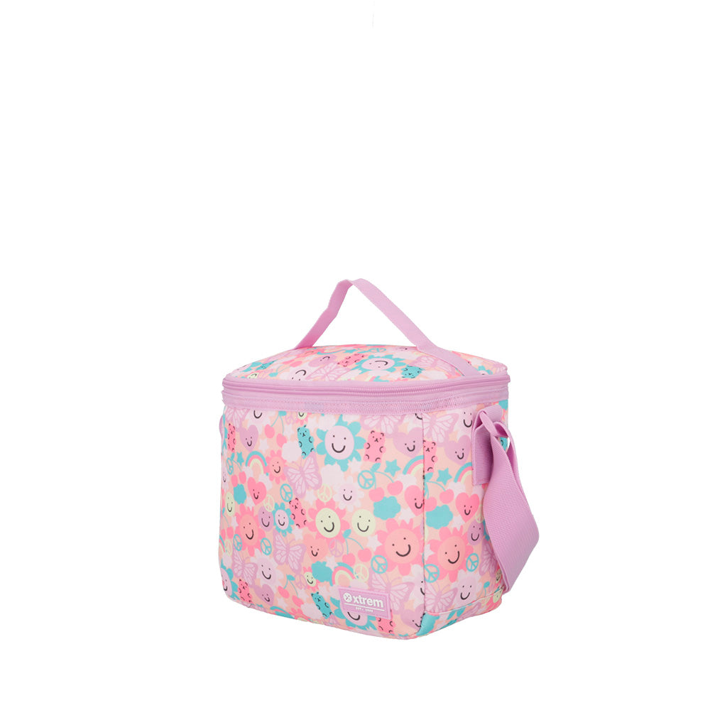 saxoline Set mochila + bolso + lonchera + estuche Megapack 2.0 rosado Solo hoy