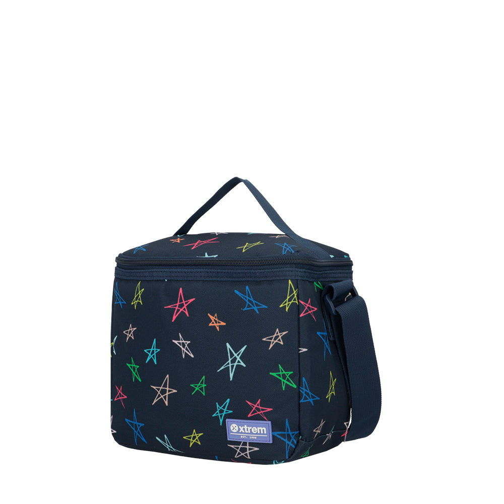 saxoline Set mochila + bolso + lonchera + estuche Megapack 2.0 multistars Oferta especial de fábrica