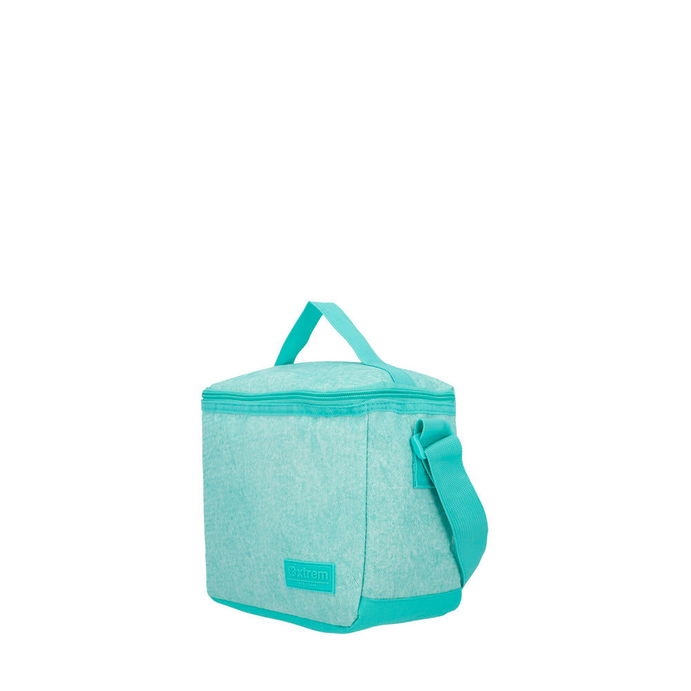 saxoline Triple pack mochila escolar + lonchera + estuche Mint Denim Solo queda un día