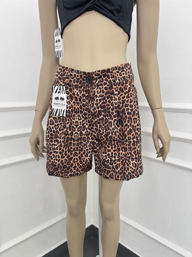 sweet lola Short cira leopardo Ofertas de temporada