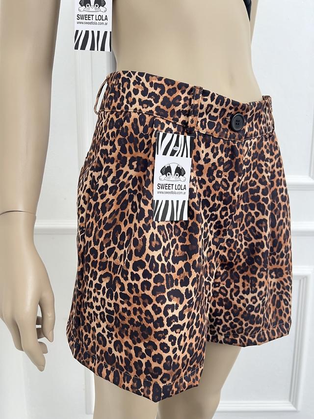 sweet lola Short cira leopardo Ofertas de temporada