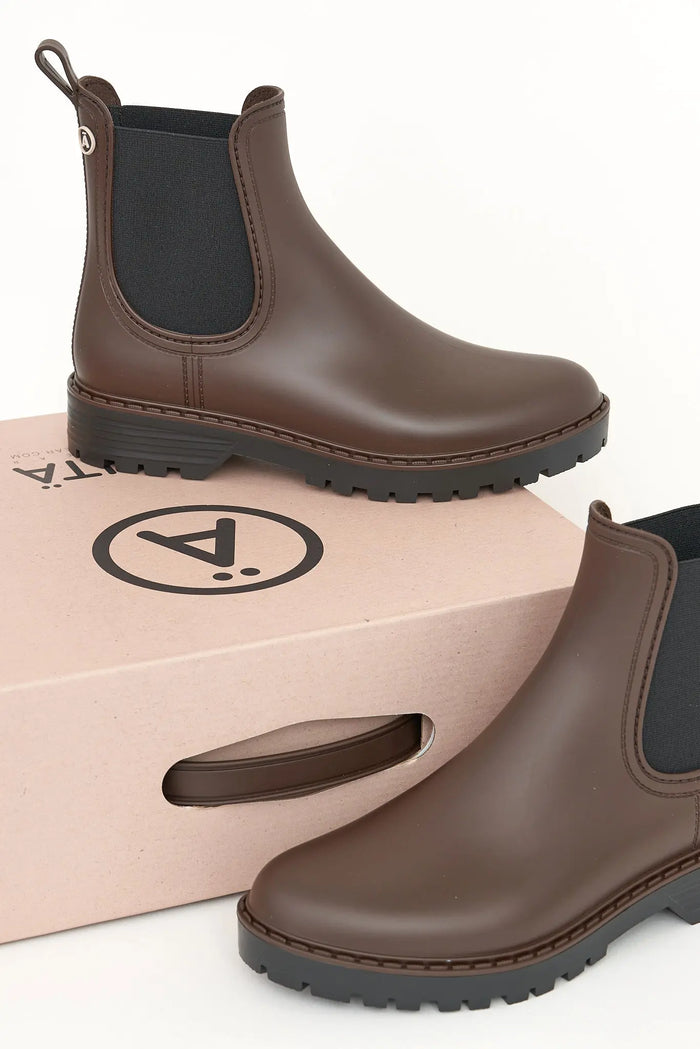 tantä rainwear Druppel Java/Black Tienda de fábrica