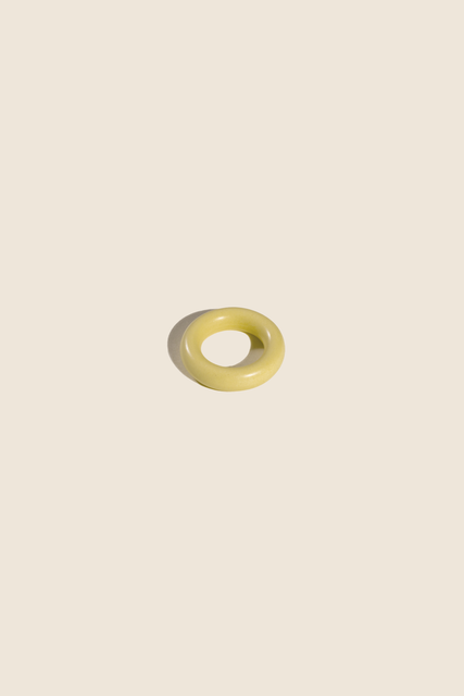 teresa helbig ANILLO PORCELANA INDIVIDUAL AMARILLO