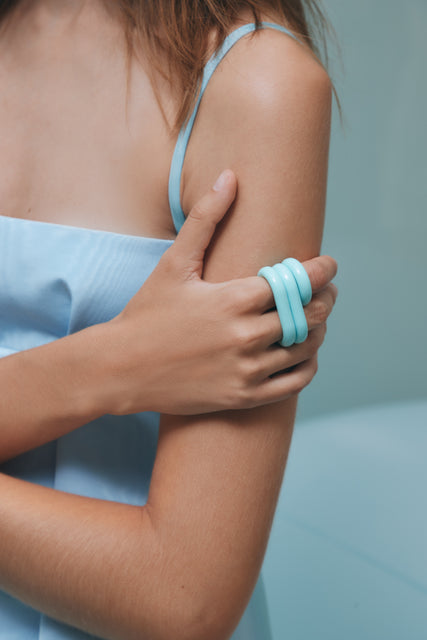 teresa helbig ANILLO PORCELANA INDIVIDUAL LIGHT BLUE En oferta
