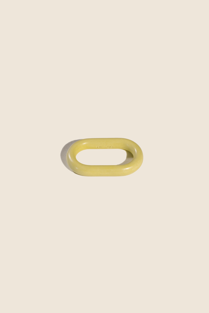 teresa helbig ANILLO PORCELANA DOBLE AMARILLO