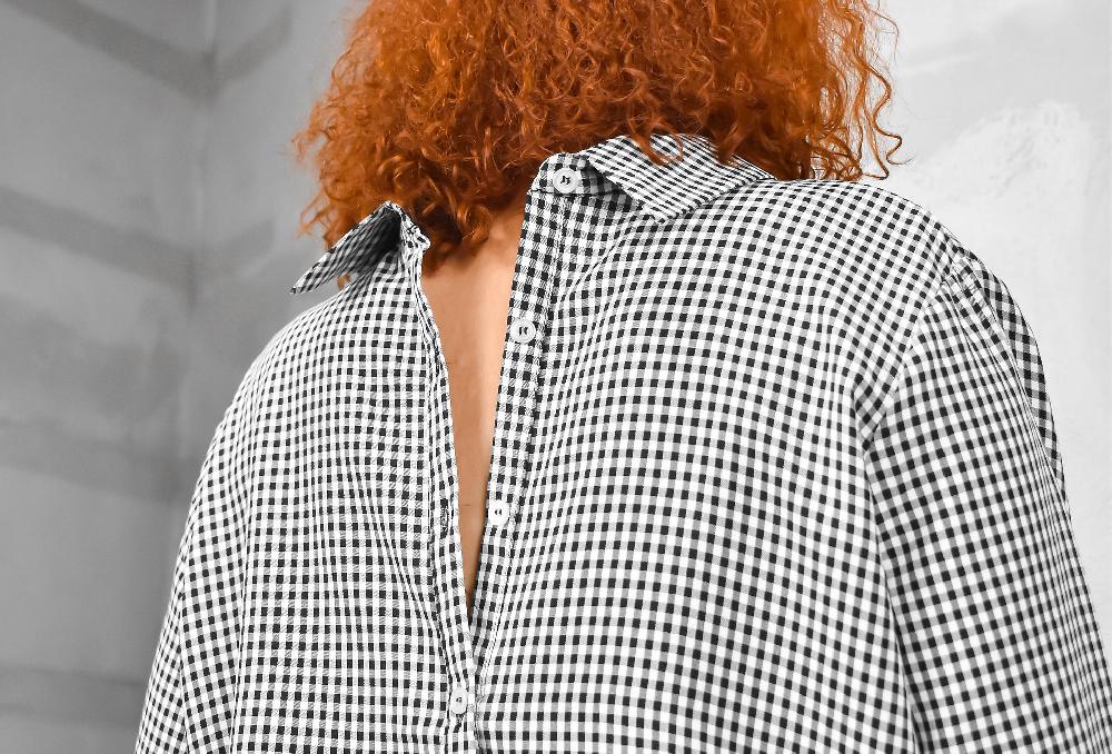The New Black CA ML CROPPED PRINT CUADROS NEGRO Y BLANCO Tienda de fábrica