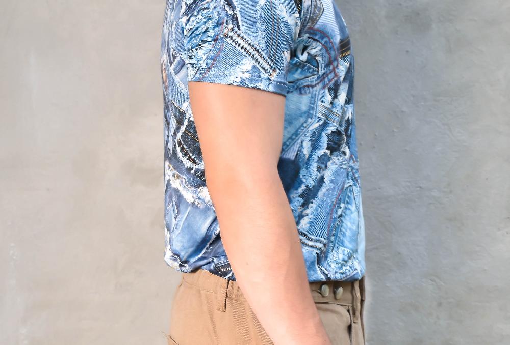 The New Black SLIM FIT PRINT DENIM Último día