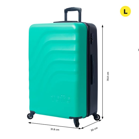 totto Maleta Bazy L - Turquoise Descuentos del mes