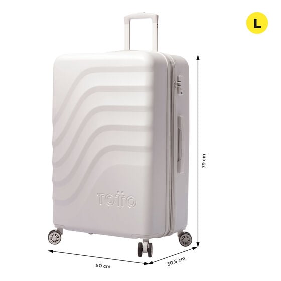 totto Maleta Bazy+ L - White Sand Mejor oferta