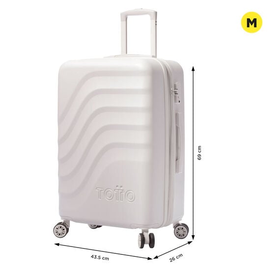 totto Maleta Bazy+ M - White Sand Rebajas online