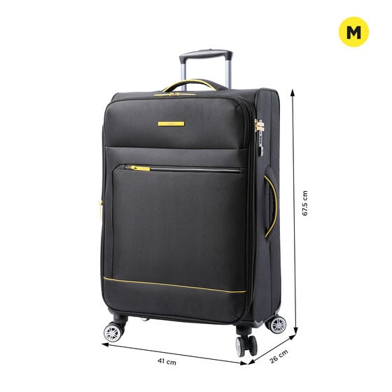 totto Maleta Liviana M - Negro Oferta especial de fábrica