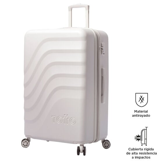 totto Juego de maletas Expandible Bazy+ - White Sand Ofertas de temporada