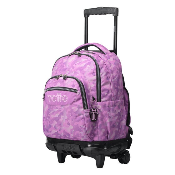 totto Mochila Renglones - Camuflaje rosa Outlet online