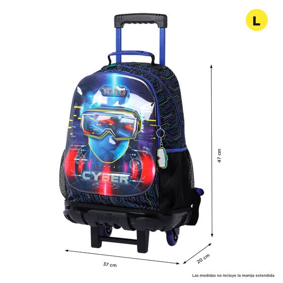 totto Mochila de ruedas Mettaverse L Ventas relámpago