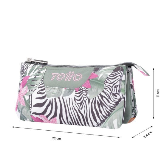totto Estuche Tablero - Tropical Cebras Superdescuento