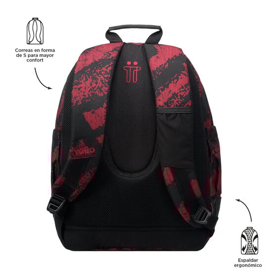 totto Mochila Crayoles - Tiza roja Grandes descuentos