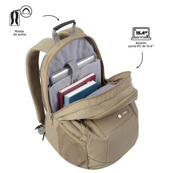 totto Mochila Krimmler - Marrón Liquidación