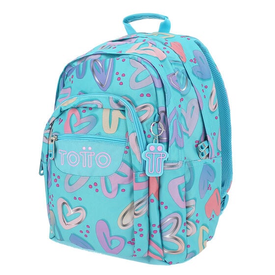 totto Mochila Lápiz - Corazones pintados Envío internacional gratuito