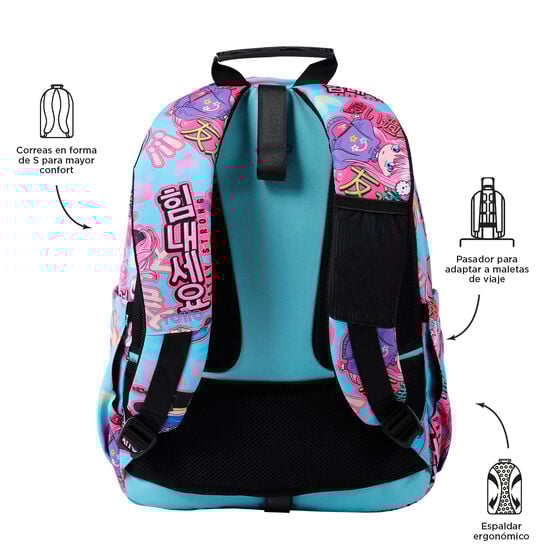 totto Mochila Acuareles - Anime Girls Precios de Black Friday