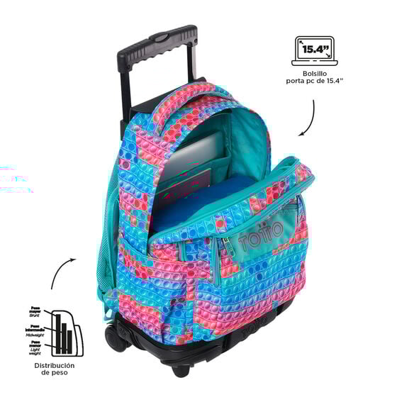 totto Mochila Renglones - Pupit Oferta exclusiva