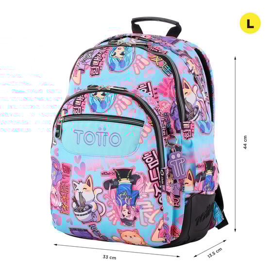 totto Mochila Crayoles - Anime Girls Descuento por venta flash