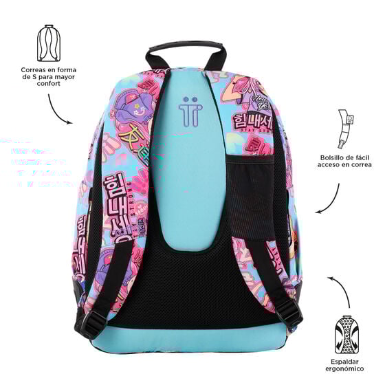 totto Mochila Crayoles - Anime Girls Descuento por venta flash