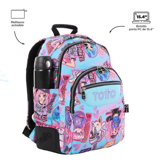 totto Mochila Crayoles - Anime Girls Descuento por venta flash