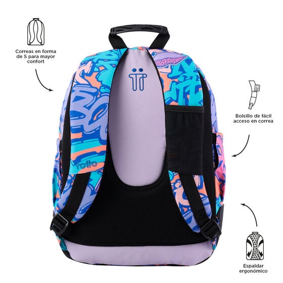 totto Mochila Crayoles - Broad En línea