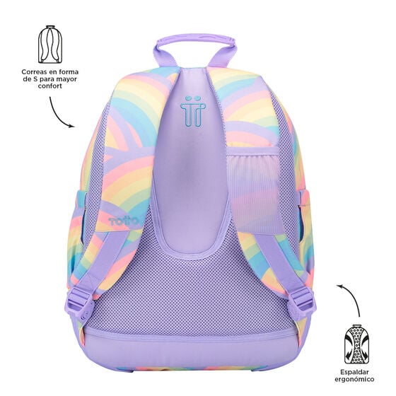 totto Mochila Crayoles - Arcoíris Envío gratis