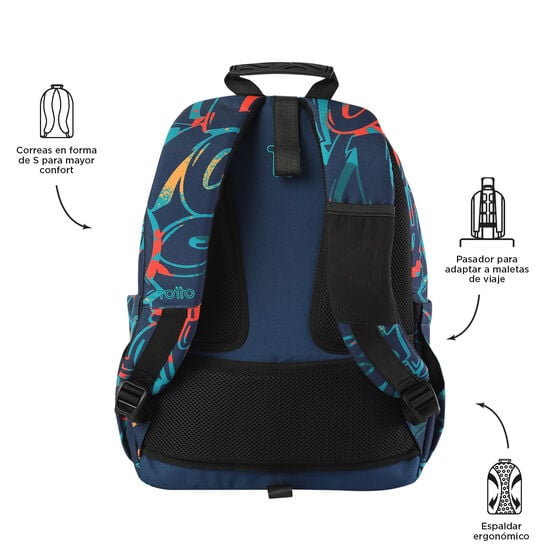 totto Mochila Acuareles - Eco-friendly Shock ÚLTIMAS EDICIONES