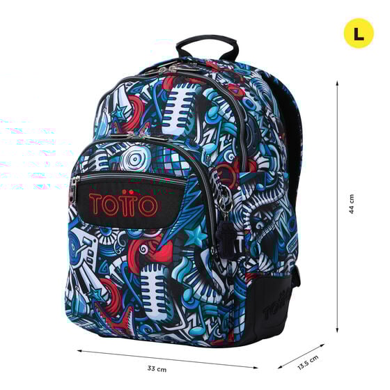 totto Mochila Crayoles - Musika Solo hoy