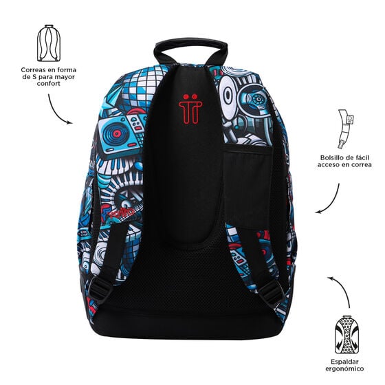 totto Mochila Crayoles - Musika Solo hoy