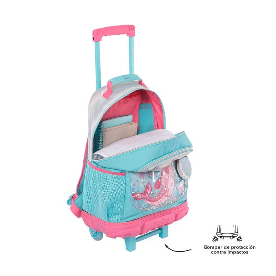 totto Mochila de ruedas Pink Ocean L Ahorra y exporta