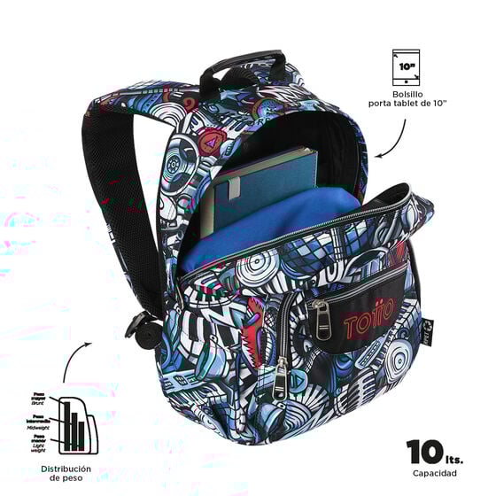 totto Mochila Tempera - Musika Precios de Black Friday