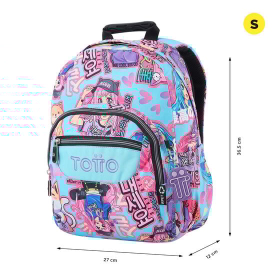 totto Mochila Tempera - Anime Girls En oferta