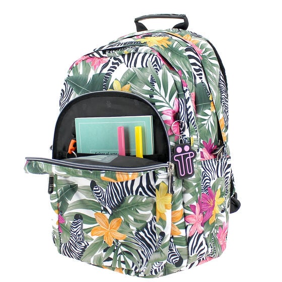 totto Mochila Lápiz - Tropical cebras Libre de impuestos