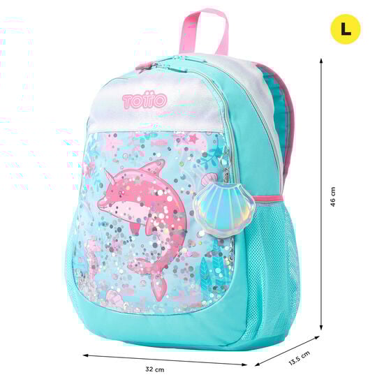 totto Mochila Pink Ocean L Descuentos del mes