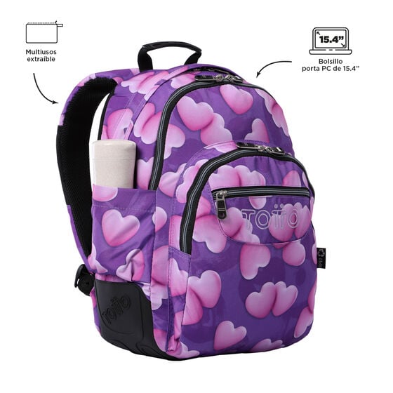 totto Mochila Crayoles - Chubby Devoluciones gratuitas