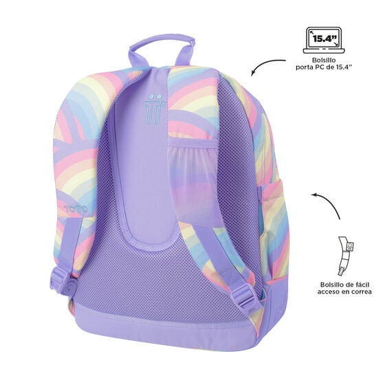 totto Mochila Rayol - Arcoíris Outlet