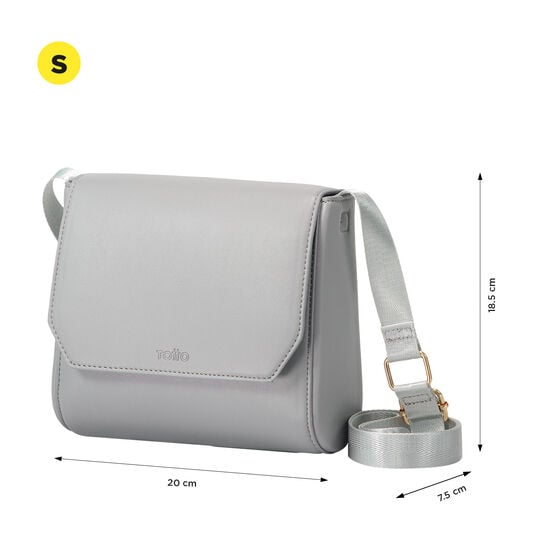 totto Bolso Laris - Gris Oferta especial