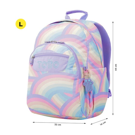 totto Mochila Acuareles - Arcoíris Descuentos del mes