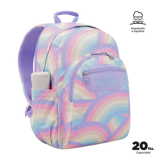 totto Mochila Acuareles - Arcoíris Descuentos del mes