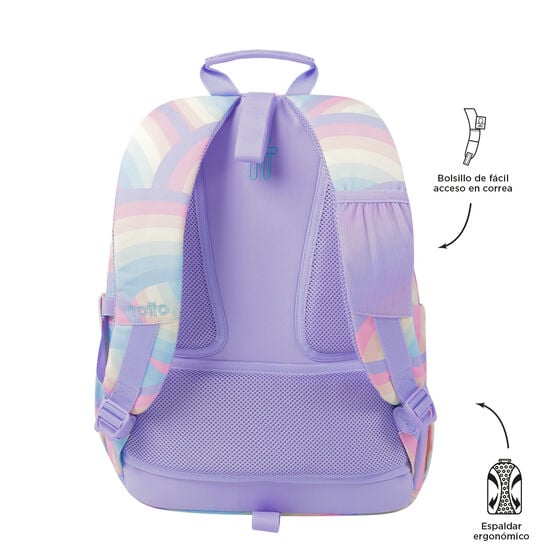 totto Mochila Acuareles - Arcoíris Descuentos del mes