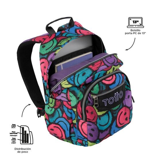 totto Mochila Gommas - Emojis Ofertas especiales