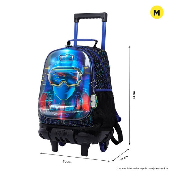 totto Mochila de ruedas Mettaverse M Rebajas de fin de temporada