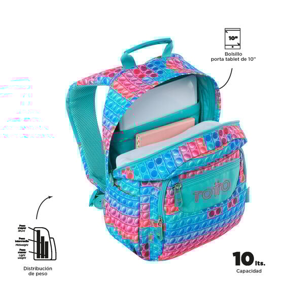 totto Mochila Tempera - Pupit Devoluciones gratuitas