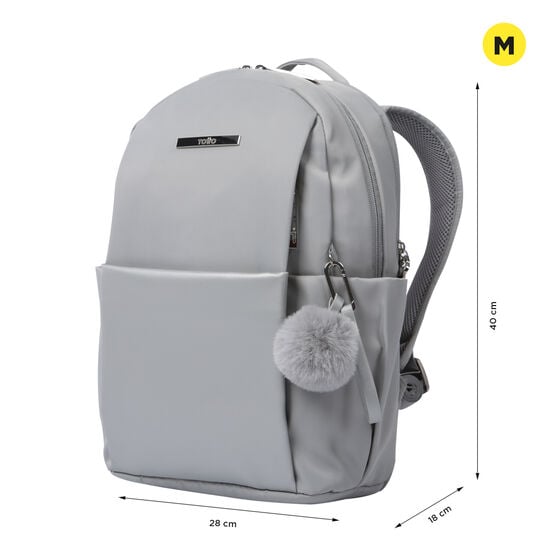 totto Mochila Adelaide 1 - Silver En línea