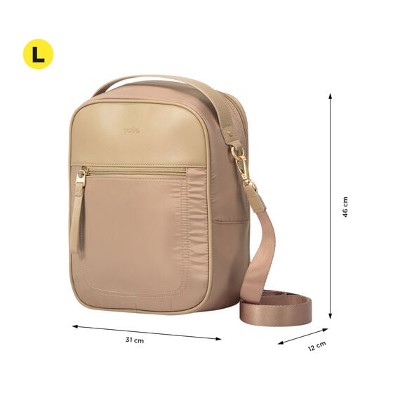 totto Bolso crossover mujer marrón - Lita L Rebajas online