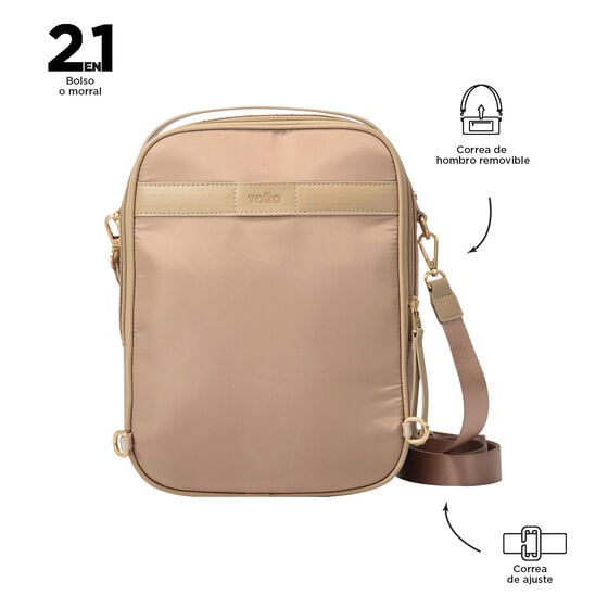 totto Bolso crossover mujer marrón - Lita L Rebajas online
