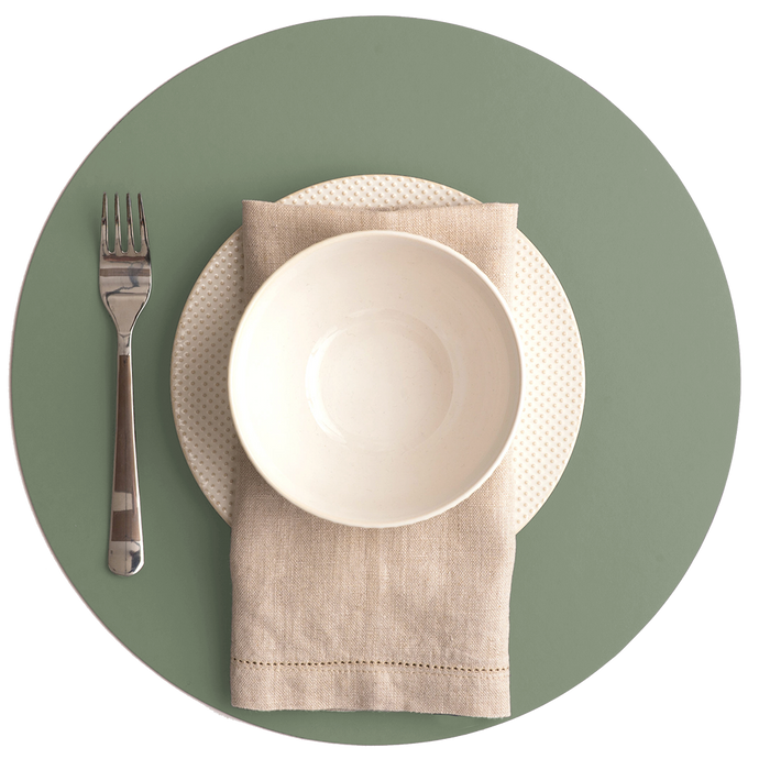 vacavaliente | Individual Ruca Circular Sage Green Grandes descuentos